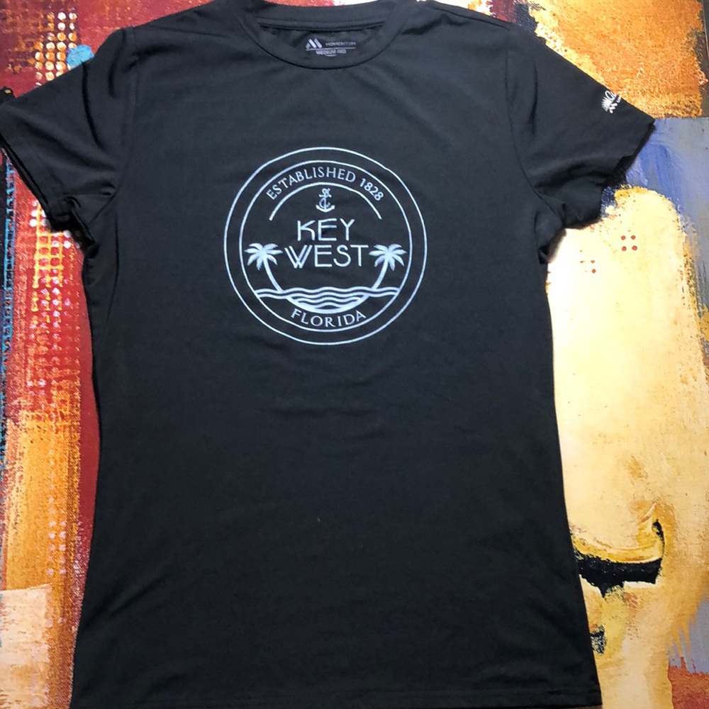 KEY WEST 50+ UV protection spandex black tee size M